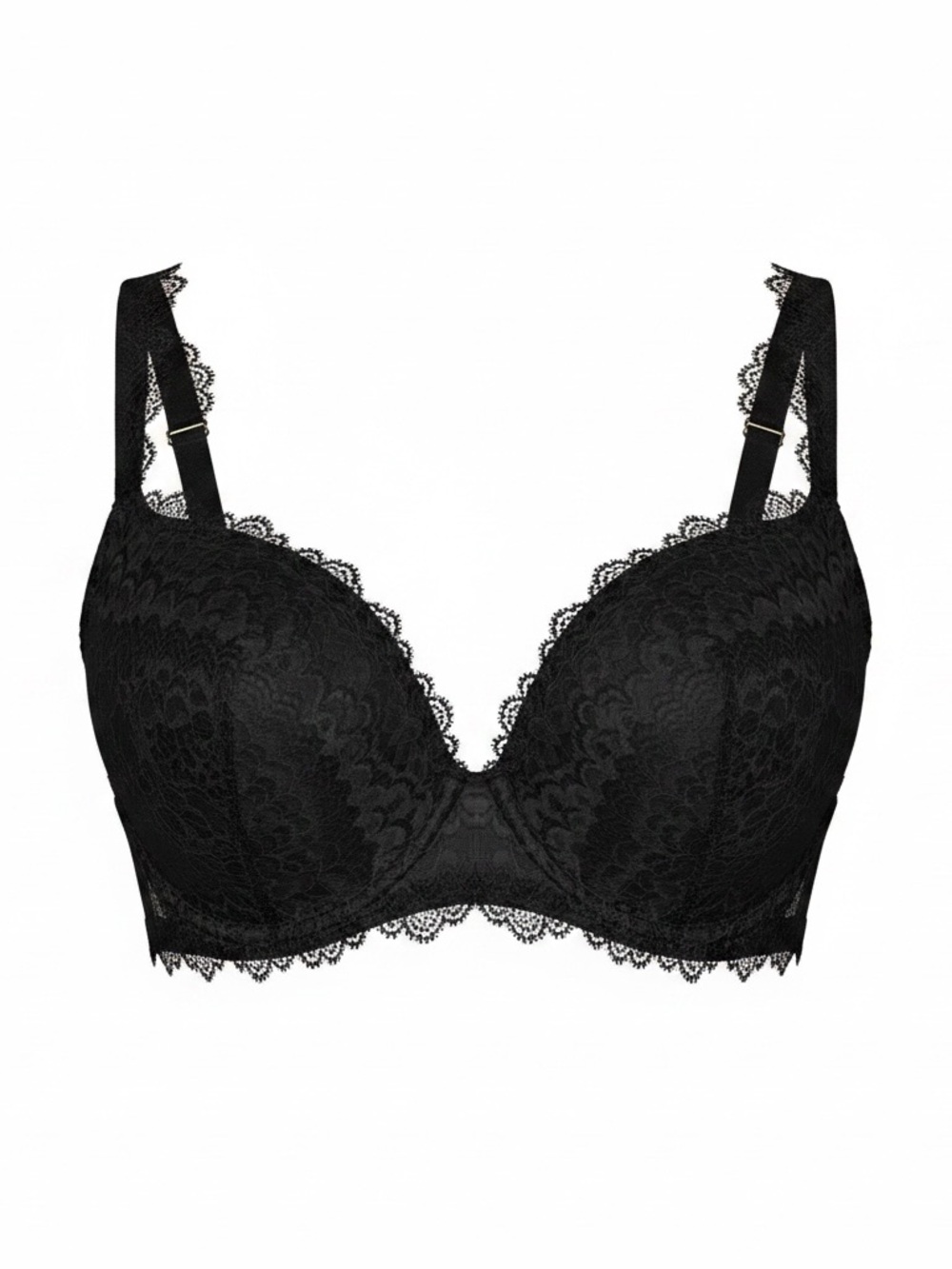 Simone Perele Black Lace Underwired Bra - Women Intimates & Sleepwear